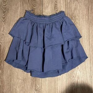 Aerie womens XS blue skirt